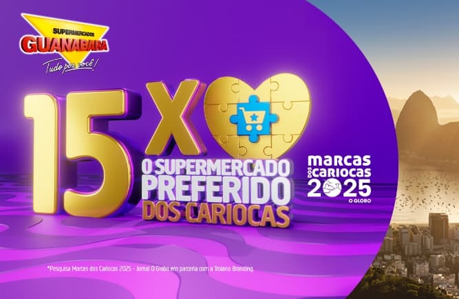 15x O Supermercado Preferido dos Cariocas — Marcas dos Cariocas 2025, O Globo